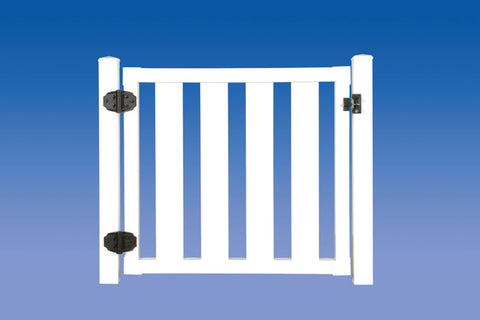 Closed Picket Fence Gate